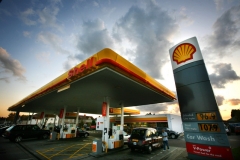 Shell Petrol Station Line Markings